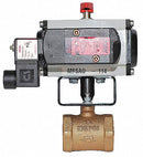 Milwaukee Valve 1 in Bronze Spring Return Pneumatically Actuated Butterfly Valve With Viton(R) Seat Material - MBSAO A 100