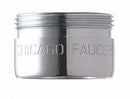 Chicago Faucets Aerated Outlet, Fits Brand Chicago Faucets, Chrome, Brass - E34JKABCP