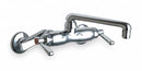 Chicago Faucets Straight Service Sink Faucet, Lever Faucet Handle Type, 2.2 gpm, Chrome - 445-ABCP