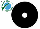 3M 17 in Nylon Round Stripping Pad, 175 to 600 rpm, Black, 5 PK - 7300
