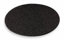 3M 17 in Nylon Round Stripping Pad, 175 to 600 rpm, Black, 5 PK - 7300