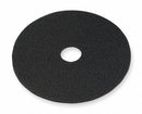 3M 14 in Non-Woven Nylon/Polyester Fiber Round Stripping Pad, 175 to 600 rpm, Black, 5 PK - 7200