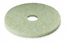 3M 19 in Non-Woven Polyester Fiber Round Preburnishing Pad, 175 to 600 rpm, Green/Amber, 5 PK - 5000