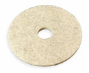 3M 20 in Non-Woven Natural/Polyester Fiber Round Burnishing Pad, 1500 to 3000 rpm, Tan, 5 PK - 3500