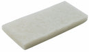 3M White Pad, Length 10 in, Width 4 39/64 in, 5 PK - 8003