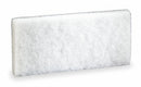 3M White Pad, Length 10 in, Width 4 39/64 in, 5 PK - 8003