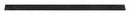 Unger 18 inW Straight Rubber Replacement Squeegee Blade, Black - RT450