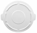 Rubbermaid BRUTE Series, Trash Can Top, Round, Flat, 44 gal, White - FG264560WHT