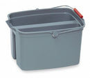 Rubbermaid Split Bucket, 4-1/4 gal., Gray - FG261700GRAY