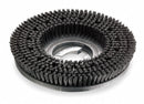 Tough Guy 15 in Round Cleaning, Scrubbing Rotary Brush for 17" Machine Size, Black - 1MEJ2