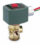 Redhat 120V AC Brass Quick Exhaust Solenoid Valve, Universal, 1/4" Pipe Size - EF8320G174