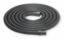 Dayton Crush-Resistant Vacuum Hose, 1 1/2 in Hose Dia., 25 ft Hose Length, Plastic, Black - 3UP59