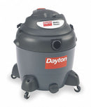 Dayton Detachable Blower Shop Vacuum, 18 gal Tank Size, 105 cfm, 2 1/2 in Vacuum Hose Dia. - 3VE22
