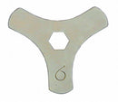 Tough Guy Roller Replacement Squeegee Cam Set, Gray - 3ZHN8