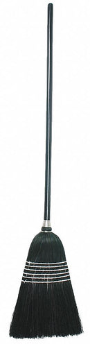 Tough Guy Natural Corn Broom, 11 1/2 in Sweep Face - 3ZJD7