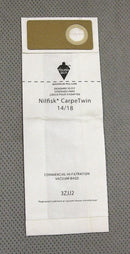 Tough Guy Vacuum Bag, Paper, 2-Ply, Standard Bag Filtration Type, For Vacuum Type Upright Vacuum - 3ZJJ2