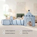 Tiny Land® Adventure 3-in-1 Play Tunnel  & Ocean Ball Set - Blue