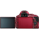 Nikon D5500 DX Digital SLR Camera w/ 18-55mm DX VR II Lens Red