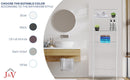 J&V TEXTILES 3-Shelf Metal Bathroom Organizer Over the Toilet, Bathroom Space Saver