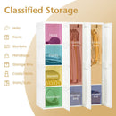 Foldable Closet Clothes Organizer With 8 Cubby Storage