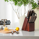 15 Pieces Stainless Steel Knife Set With Ergonomic Handle