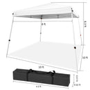 10x10 Slant-leg, Foldable Pop-up Canopy