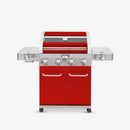 Monument Grills Red Infrared Gas Grill 4 Burners | Liquid Propane Gas (Red)