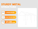 Carport | 8 Legs with PVC Windows