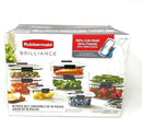 Plastic Food Storage Containers Set - 16 Pieces