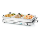 Electric Food Warmer Buffet Server - Silver