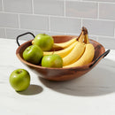123-Ounce Wood Serving Bowl - Black