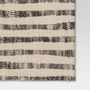 2pk Placemat - Khaki/Black Striped
