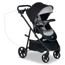 Brook+ Modular Baby Stroller - Graphite Onyx
