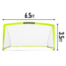 Portable Pop Up Soccer Goal - 6' x 4' Optic Yellow