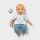 14" Boy Baby Doll - Blonde Hair + Blue Eyes