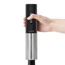 Electric Wine Corkscrew Set: Stainless Steel & ABS, 6-Piece Barware, Battery Operated Wine Opener - Black