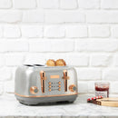 4-Slice Wide Slot Toaster - Silver