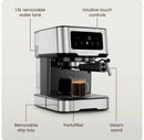 Espresso Machine with Steam Wand and Touch Controls - Stainless Steel