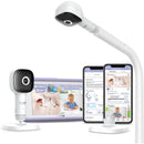 Smart Baby Monitor with 2 Cameras - White
