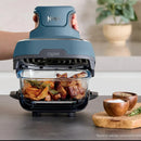 Crispi 3-in-1 Portable Air Fryer Cooking System 4QT & 5 Cup - Blue