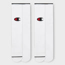 Performance Soccer Socks 2pk Medium - White