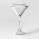 Martini Cocktail Glass Set - Clear - 8oz Capacity, Set of 4