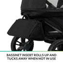 Pivot Xplore Dreamz Stroller Wagon With Infant Car Seat Adapter - Jetsetter Black