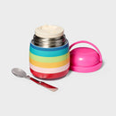 Rainbow Striped Insulated Stainless Steel Food Container