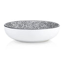 Sophie Stamping Stoneware Bowl Set of 4 - White/Black