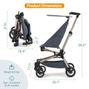 Lightweight Baby Stroller - Black