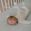 Organic Cotton Crib Sheet 2 Pack - Bluebell + Slate