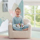 Kids' Cozee Faux Shearling Chair - Cream