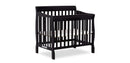 Convertible 4-in-1 Mini Crib - Black