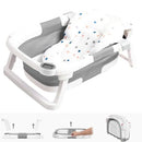 Collapsible Baby Bathtub With Soft Cushion - Gray